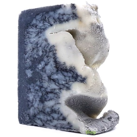 Savon au lait de chèvre & charbon - sans huiles essentielles - 135g