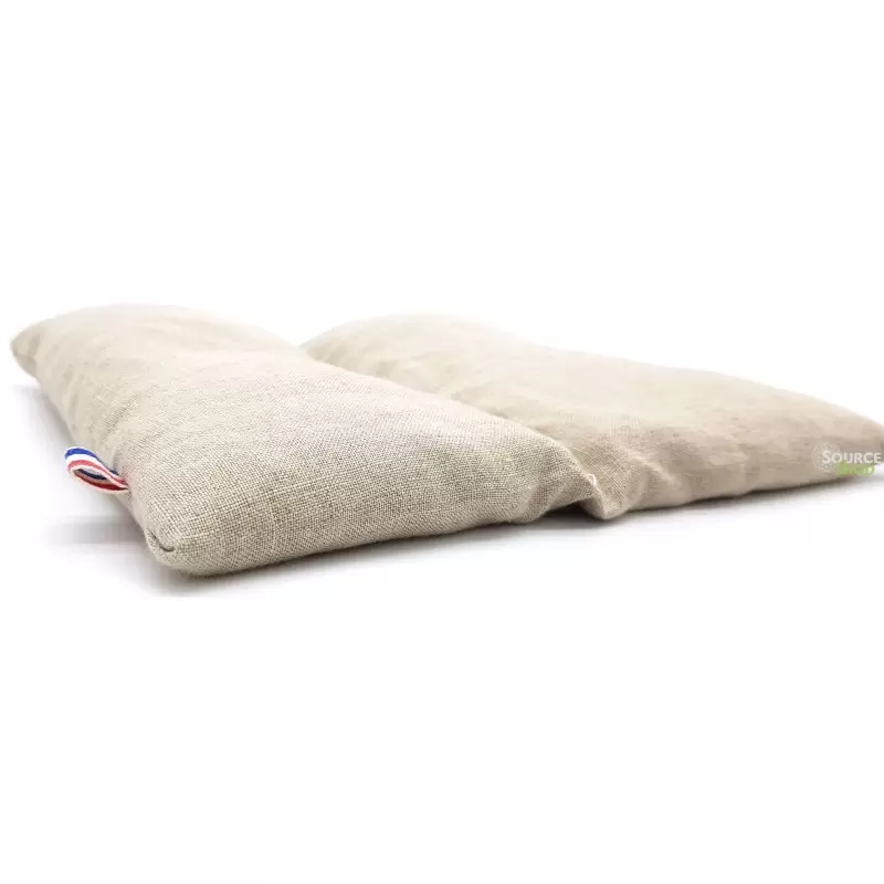 Coussin bouillotte BIO en graines de lin - Artisanal & Français