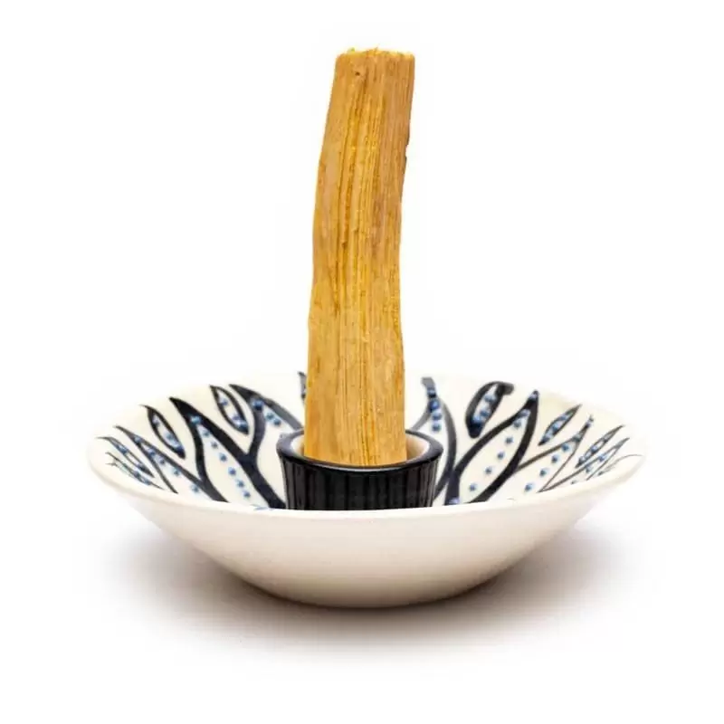 Porte Palo Santo blanc - support pour brûler le Palo Santo