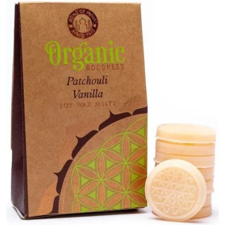 Cire à fondre Patchouli Vanille - végane - Organic Goodness