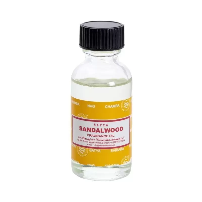 Huile parfumée Bois de Santal - 30ml - Satya