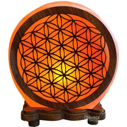 Lampe de sel Fleur de Vie - 5kg