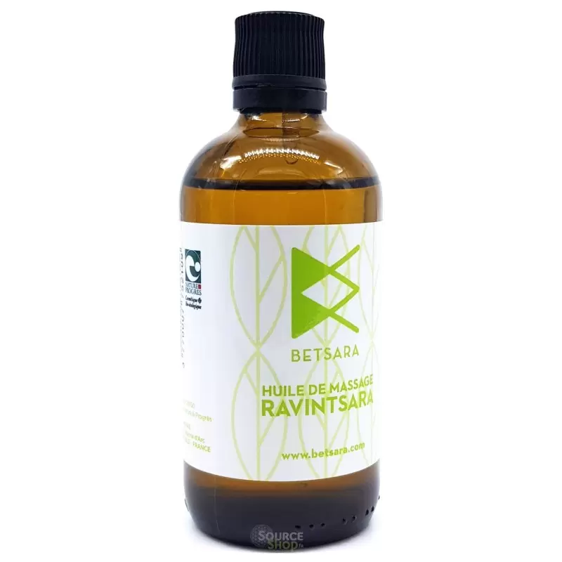 Huile de massage BIO au ravintsara - 100ml - BeTsara