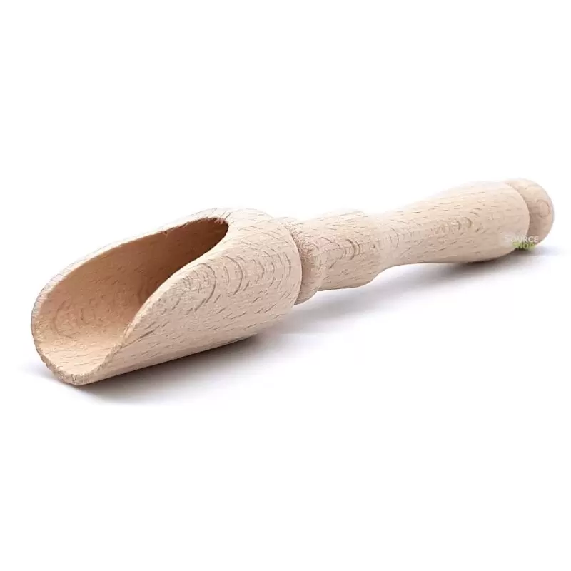 Cuillère à sel en Hêtre du Jura - Artisanale & Locale
