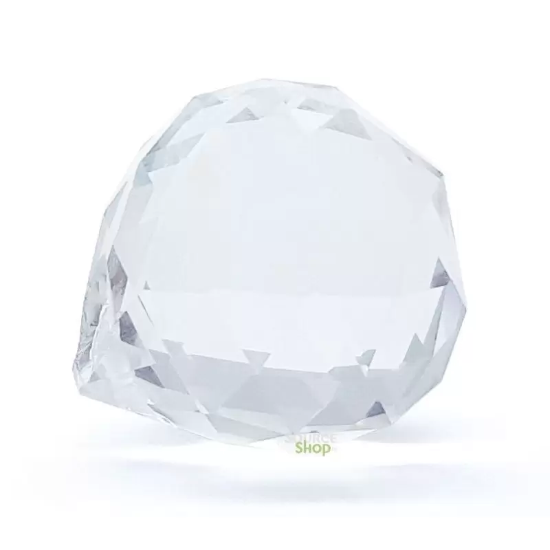 Boule facettée de cristal - Sphère attrape-soleil