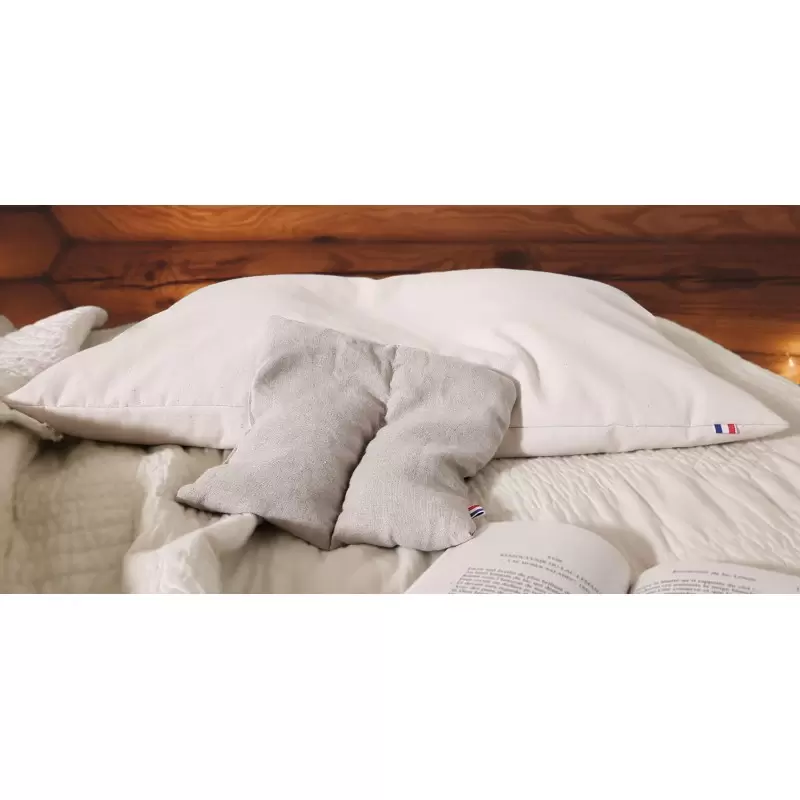 Coussin bouillotte BIO en graines de lin - Artisanal & Français