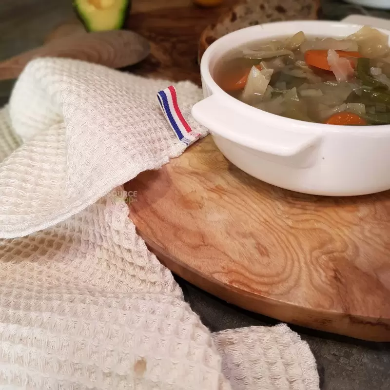 Essuie-mains en coton BIO - Artisanal & Français