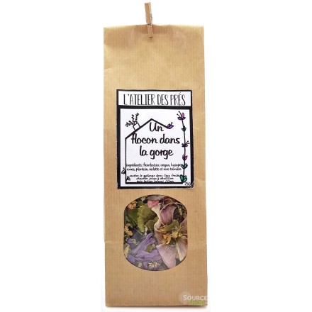 Tisane sauvage "Un flocon dans la gorge" - Artisanale du Jura
