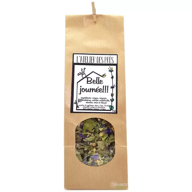 Tisane sauvage d'autrefois "Belle journée !!!" - Artisanale du Jura