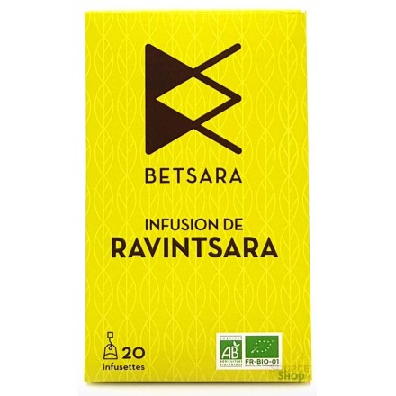 Infusion de feuilles de Ravintsara BIO - 20 infusettes  - BeTsara