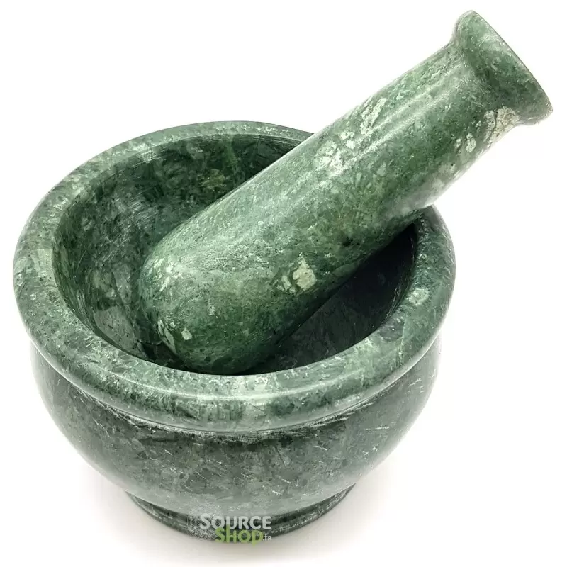 Mortier en marbre vert - 10cm
