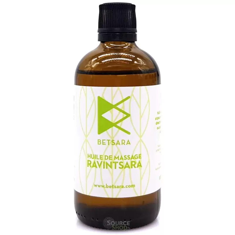 Huile de massage BIO au ravintsara - 100ml - BeTsara