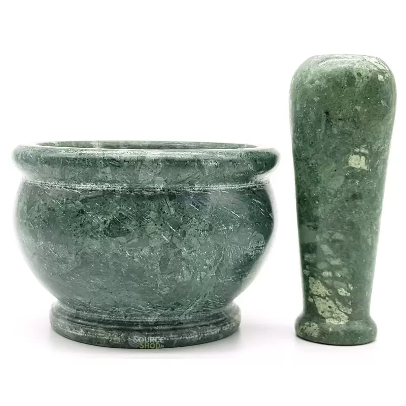 Mortier en marbre vert - 10cm