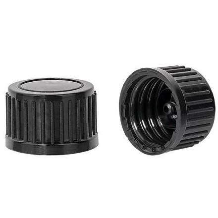 Bouchon à vis noir