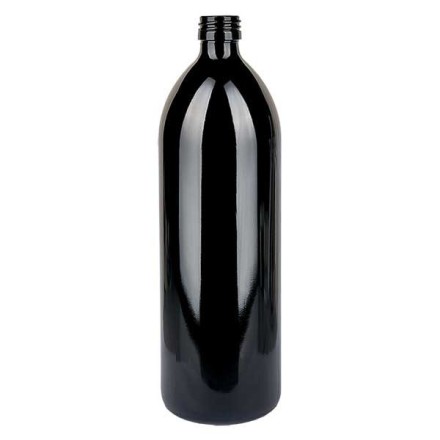 Flacon en verre miron violet  - qualité pharmaceutique - 1L
