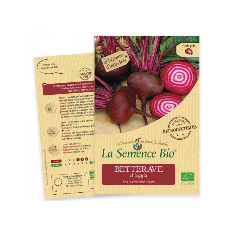 Graines Betterave Chioggia BIO - La Semence Bio