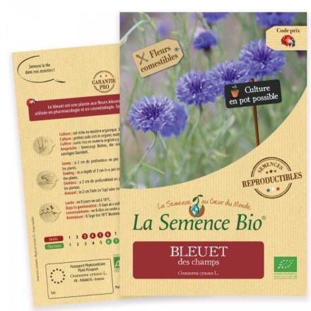 Graines Bleuet des Champs BIO - La Semence Bio