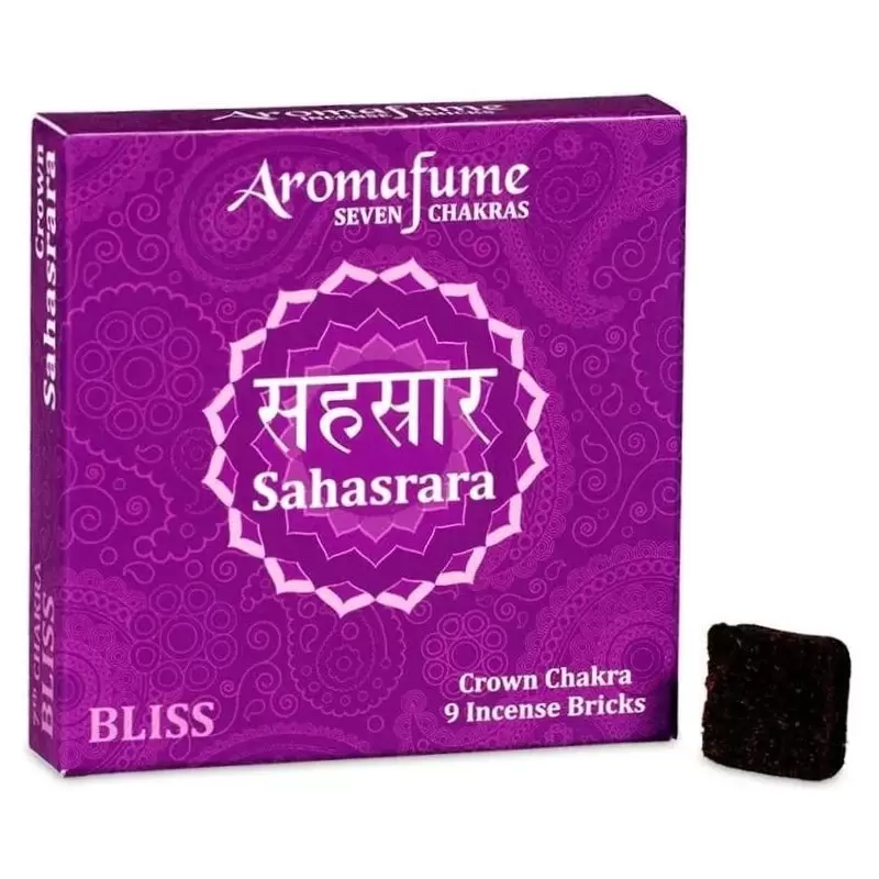Briques d'encens Bonheur - Chakra Couronne - Sahasrara - Aromafume