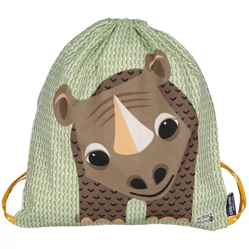 Sac d'activités enfant Rhinoceros en coton BIO - Coq en Pâte
