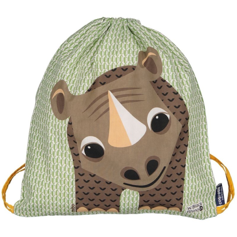 Sac d'activités enfant Rhinoceros en coton BIO - Coq en Pâte
