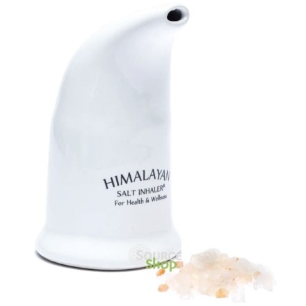 Inhalateur Lota sel de l'Himalaya - Pipe de sel en céramique
