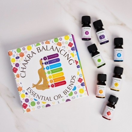 Coffret équilibrage des Chakras - synergies d'huiles essentielles - Aromafume