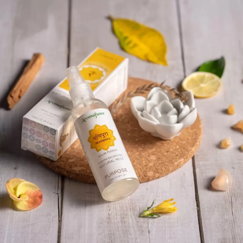 Spray d'ambiance Chakra Plexus Solaire - Manipura - Aromafume