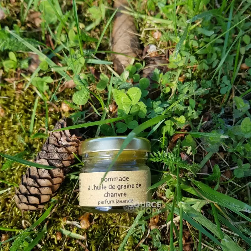 Pommade chanvre BIO à la lavande artisanale - 20g - Canna d'Oc