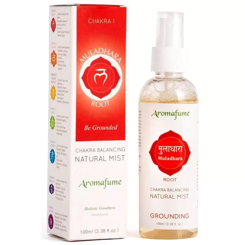 Spray d'ambiance Enracinement - Chakra Racine - Muladhara - Aromafume
