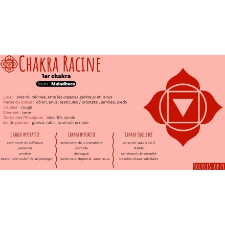Spray d'ambiance Enracinement - Chakra Racine - Muladhara - Aromafume