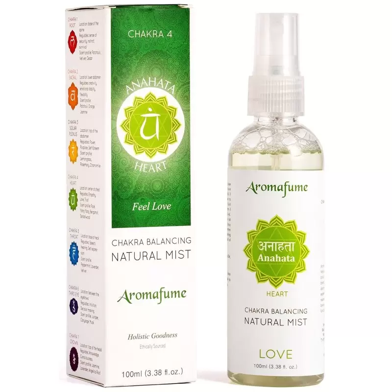 Spray d'ambiance Amour - Chakra du Coeur - Anahata - Aromafume