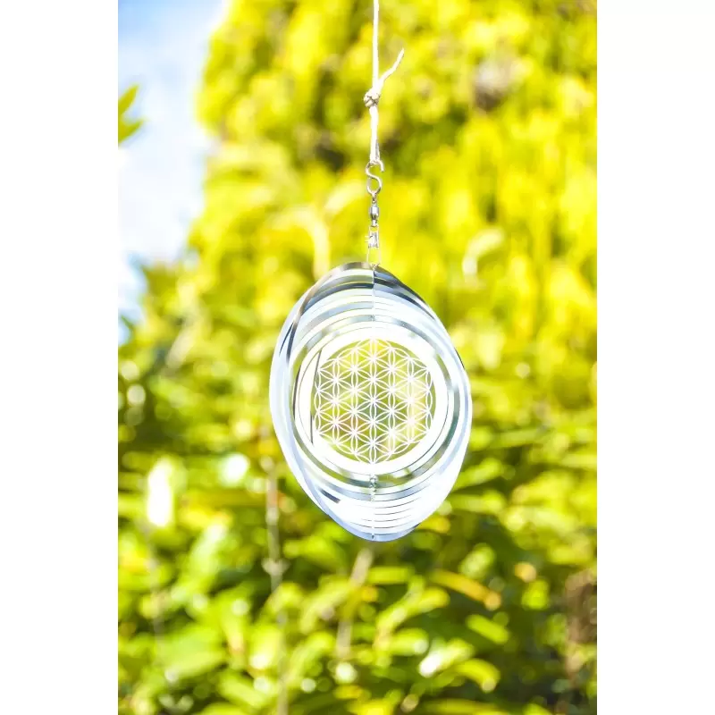 Mobile en inox Fleur de Vie