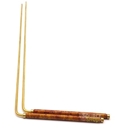 Baguette de radiesthésie en cuivre & laiton
