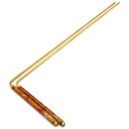 Baguette de radiesthésie en cuivre & laiton