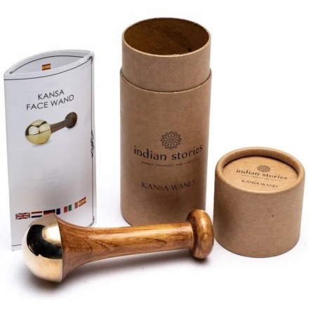 Baguette massage ayurvédique visage - Kansa Wand