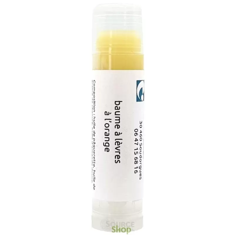 Stick à lèvres BIO au chanvre & orange - Artisanal - Canna d'Oc