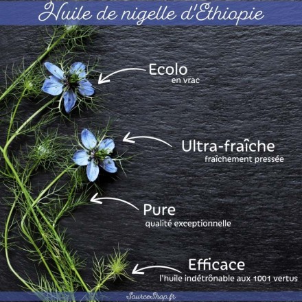 Huile de nigelle d'Ethiopie - Habachia en vrac