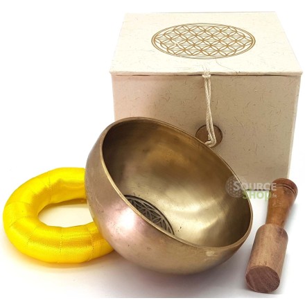 Coffret bol chantant Fleur de Vie