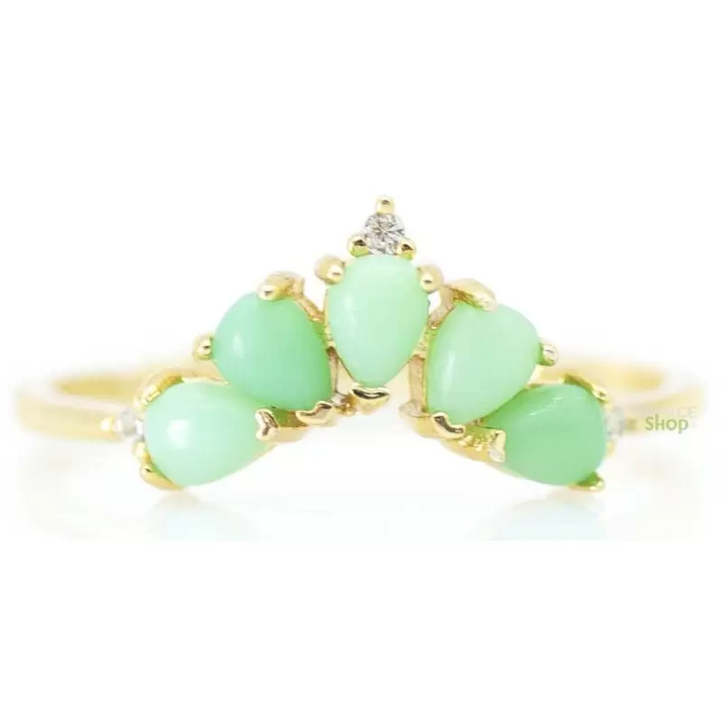 Bague Jade en Argent 925 - Réglable