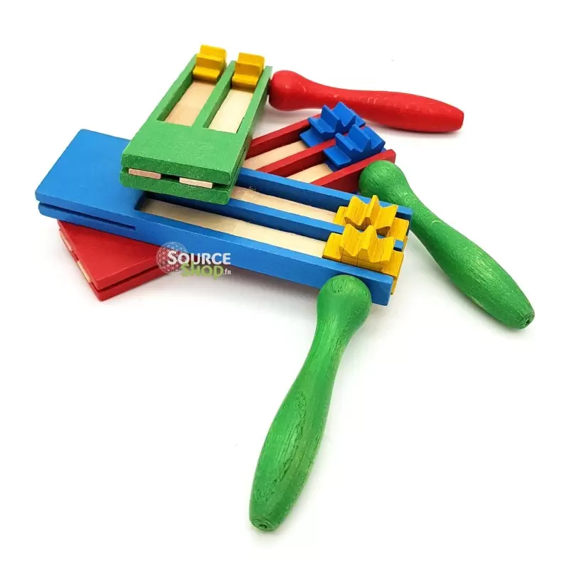Crécelle en bois Montessori