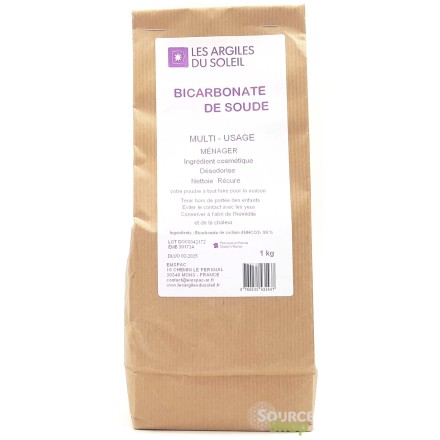 Bicarbonate de soude - Les Argiles du Soleil