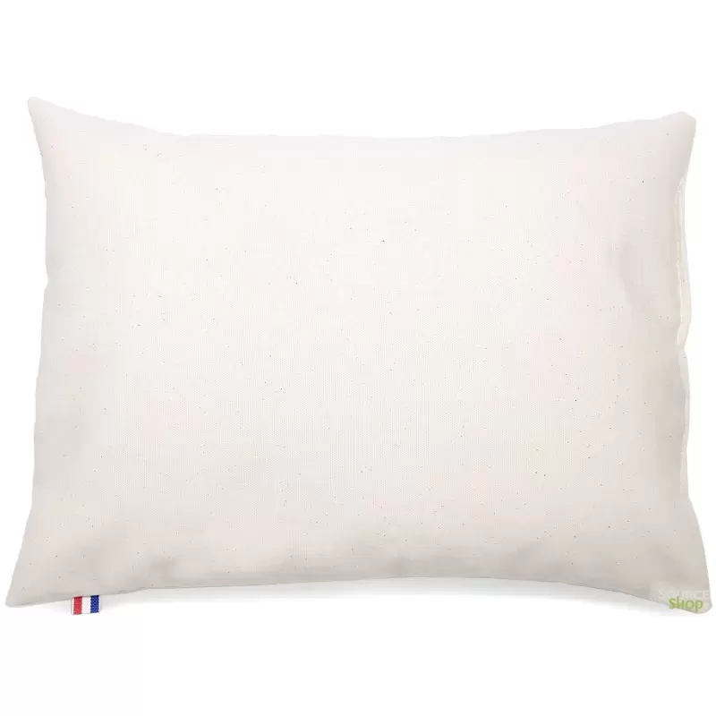 Oreiller millet et coton BIO - Artisanal & Français