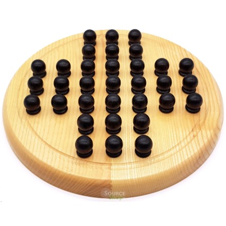 Solitaire en bois du Jura
