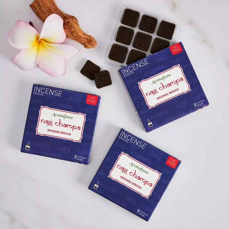 Briques d'encens Nag Champa sans fumée | Aromafume