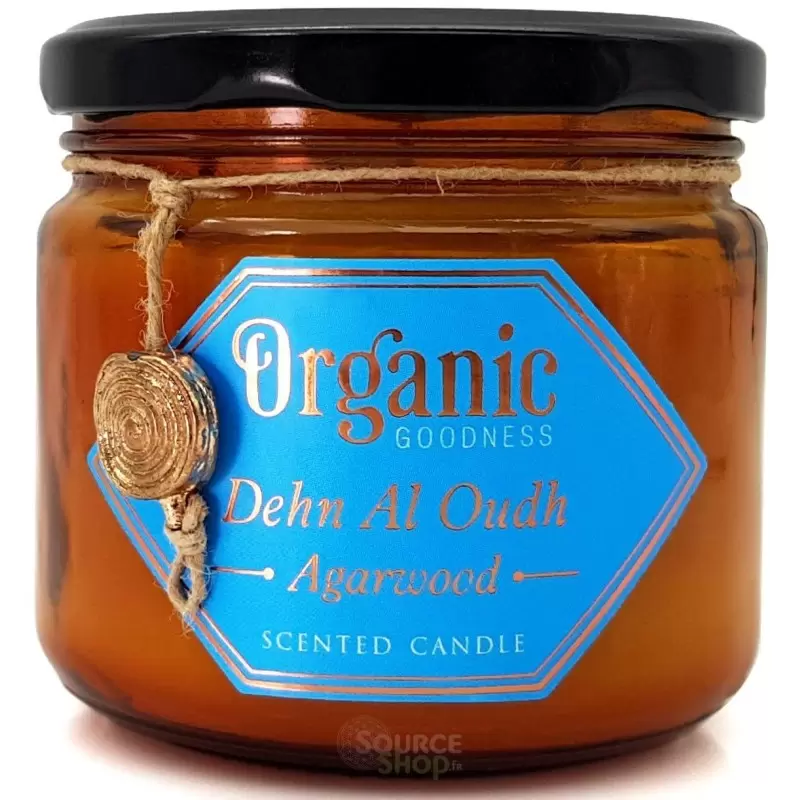 Bougie ayurvédique Oudh - végane - Organic Goodness