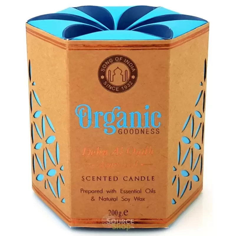Bougie ayurvédique Oudh - végane - Organic Goodness