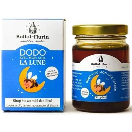 Sirop sommeil BIO "Dodo avec mon amie la lune" - 100ml - Ballot Flurin