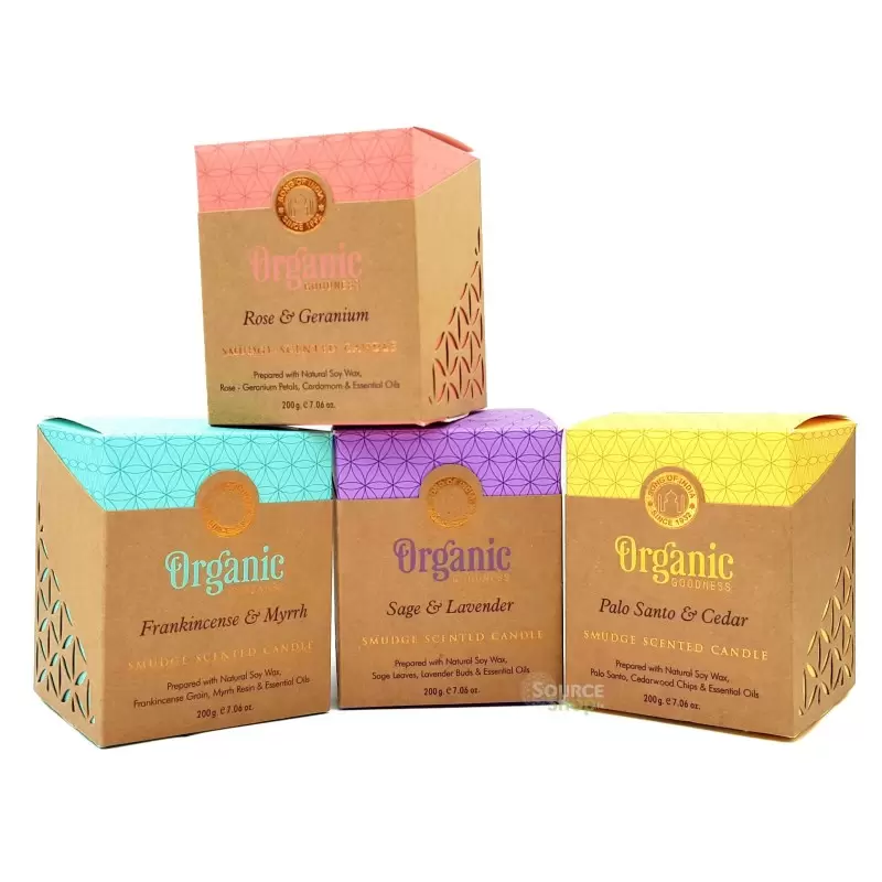 Bougie ayurvédique Sauge & Lavande - vegan - Organic Goodness