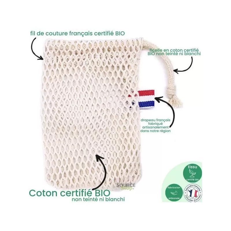 Filet en coton BIO - Français & Artisanal