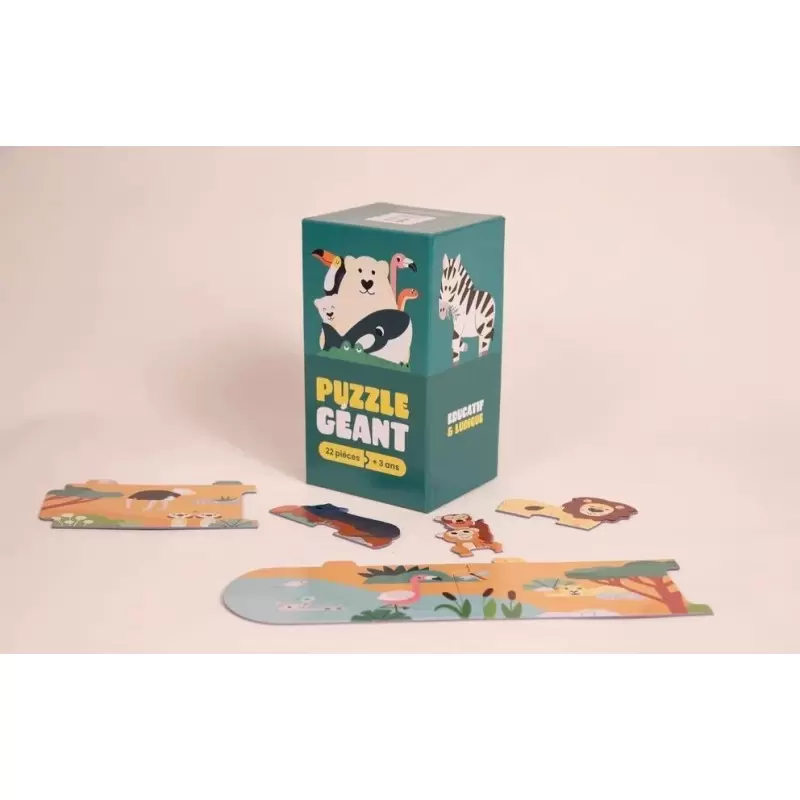 Puzzle Géant Animaux du Monde - 3 ans et +